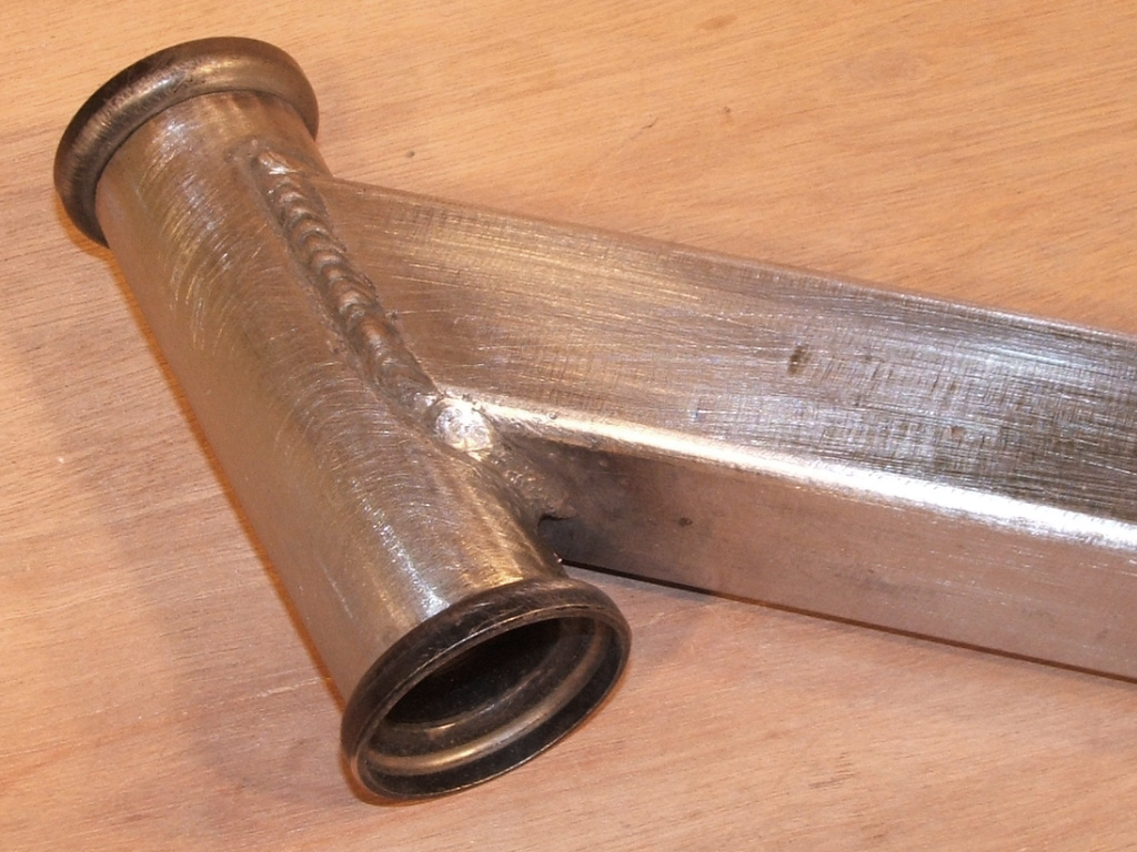 Speedster Electric Scooter - head tube welded